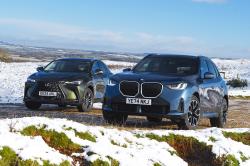 BMW X3 vs Lexus NX front statics