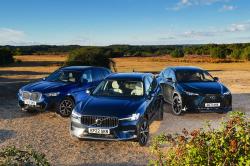 New BMW X3 and Volvo XC60 hybrids vs Lexus NX