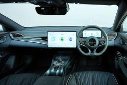 White BYD Seal interior dashboard