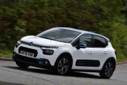 Citro&euml;n C3 2021 RHD front left tracking