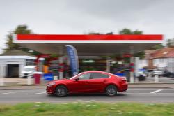 Mazda 6 long-term review petrol station