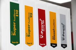 E10 biofuels fuel filling station labels