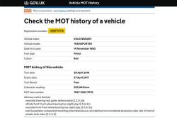 1. Check its service history