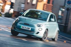 Fiat 500 Electric front cornering