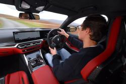 George Hill test driving BMW M3 Touring