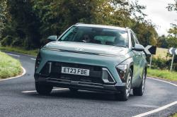 Hyundai Kona front cornering