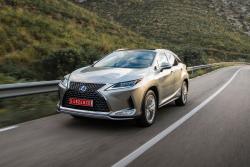 2020 Lexus RX silver front driving