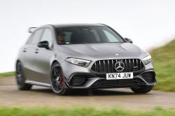 Mercedes-AMG A45 front cornering