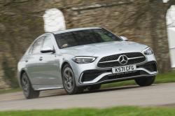 Mercedes C-Class front cornering