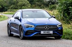 Mercedes CLA front cornering