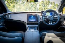Mercedes EQS SUV interior dashboard