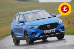 MG ZS with Target Price logo