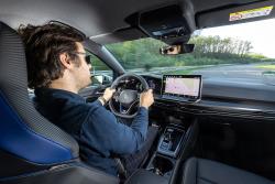 Neil Winn test driving VW Golf R