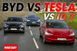 New Tesla Model 3 vs new Volkswagen ID 7 vs new BYD Seal