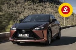 Lexus RZ with Target Price logo