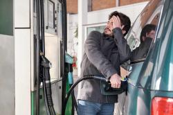 Driver shocked at price of petrol