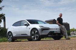 Polestar 4 LT with person sitting on bonnet