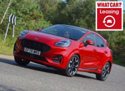 Ford Puma with What Car? Leasing logo
