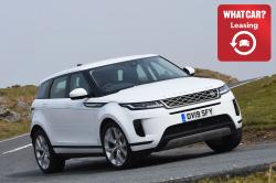 Range Rover Evoque with 2021 leasing logo