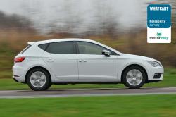 Seat Leon with reliability logo