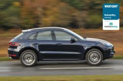 Porsche Macan with reliability logo