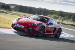 2019 Porsche 718 Cayman GT4 front cornering