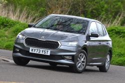 Skoda Fabia front cornering