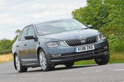 Skoda Octavia front cornering