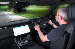 Steve Huntingford test driving Range Rover Sport
