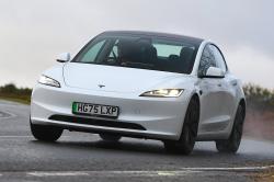 Tesla Model 3 front cornering