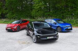 Tesla Model Y vs Skoda Enyaq vs Kia EV6 fronts static