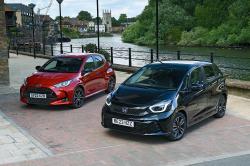 Used Honda Jazz vs used Toyota Yaris header image