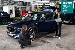 Used Car of the Year 2023 - Mazda CX-5 on dealer forecourt
