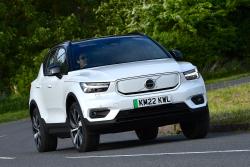 Used Volvo XC40 Recharge 2021-present front cornering white