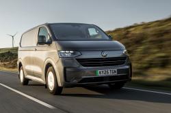 Volkswagen E-Transporter driving front