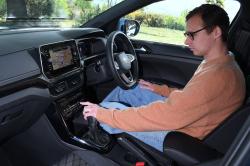 Volkswagen T-Cross George Hill using climate controls