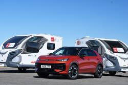 Volkswagen T-Roc front static with caravans