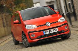 Volkswagen Up front cornering