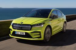 Skoda Enyaq Coup&eacute; iV 2022 front left tracking