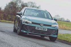 Volkswagen Passat front cornering