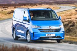 VW Transporter front cornering