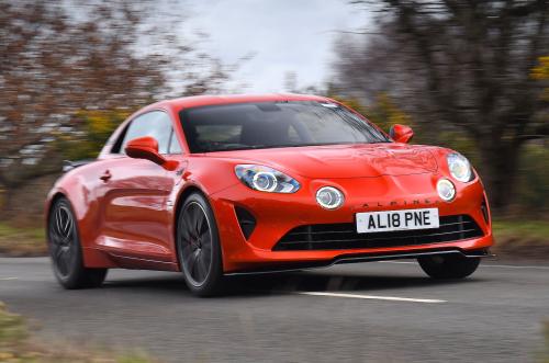 Alpine A110 front right driving
