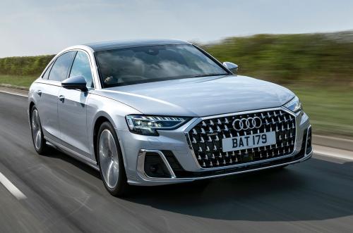 Audi A8 front right driving