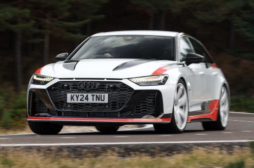 Audi RS6 Avant GT front cornering