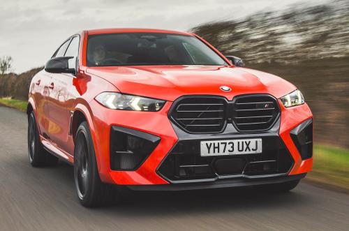 BMW X6 M Competition front right driving