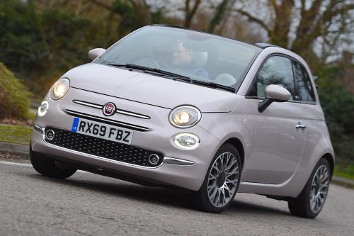 Fiat 500C Hybrid front cornering