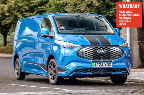 Ford E-Transit Custom front cornering