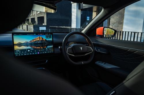 Interior shot of the Changan Deepal S07 showing the screen and dash area