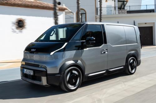 Kia PV5 driving
