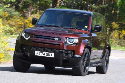 Land Rover Defender 110 front cornering